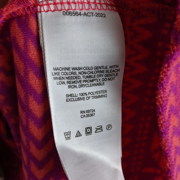 Columbia | Pink Red Fleece Quarter Zip Top - H11 - Picture 3 of 5